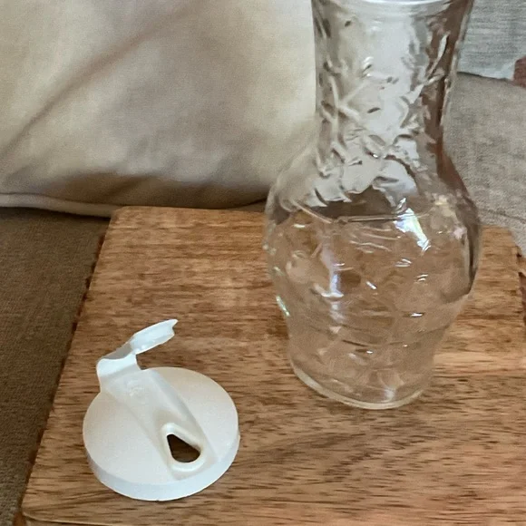 Vintage Good Seasons Glass Cruet Vine Pattern - Picture 8 of 12